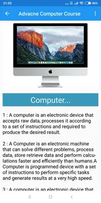 Introduction to Computer  Ms-Office Course android App screenshot 6