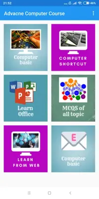 Introduction to Computer  Ms-Office Course android App screenshot 8